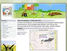 Tablet Screenshot of kidsfirstdocs.com